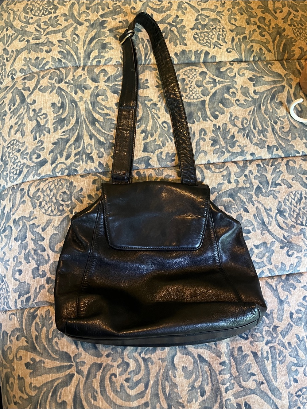 Jil Sander Black Leather Shoulder Bag Vintage - Picture 14 of 14